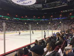 rogers arena section 119 vancouver canucks rateyourseats com