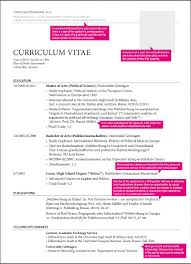 academic curriculum vitae for graduate