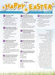 Here is a list of 100 funny trivia questions and. Free Printable Easter Trivia Questions And Answers Printable Questions And Answers