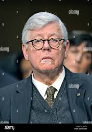 David Keene, President, National Rifle Association (NRA), listens to the  testimony before the United States Senate Committee