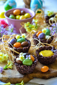 Roses Des Sables Version Nids De Paques Healthy Healthyfood Creation Recette Recette Rose Des Sables Nid De Paques Recette Dessert Facile