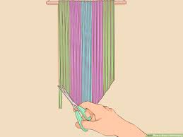 Seal the ends using glue. 3 Ways To Make A Wall Hanging Wikihow