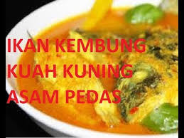 10 ekor ikan kembung pelaling 3 batang serai (ketuk) secukupnya air untuk kuah asam keping ikut citarasa garam dan sedikit gula 3 tangkai daun kesum dikisar : Ikan Kembung Kuah Kuning Asam Pedas 3gp Youtube
