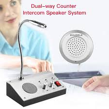 Talk Back Automaticity Bank Box Office Window Intercom Speaker Easy Installation Dual Way Talk Through Store Office Window Glass Counter Intercom Speaker System Window Microphone Intercom Speaker Buy Online At Best Prices In Pakistan