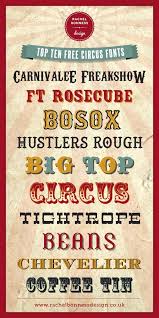 My Top Ten Free Circus Fonts Circus Font Silhouette Fonts Lettering Fonts