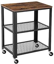 Check spelling or type a new query. Amazon Com Songmics Vintage Serving Cart 3 Tier Kitchen Cart On Wheels With Storage For Living R Kitchen Utility Cart Kitchen Cart Kitchen Furniture Storage