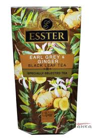 Чай Esster Earl Grey & Ginger черный c бергамотом и имбирем 100 г