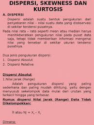 Contoh soal statistik data kelompok dan penyelesaiannya rumus. Dispersi Skewness Kurtosis