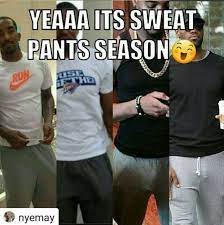 Pin By Bibi On Sweatpants Season Guys In Grey Sweatpants Sweatpants Quote Men S Sweatpants Charles are you wearing your jogging pants ?