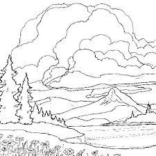 Landscape Coloring Pages Mountain Coloring Pages Landscape Coloring Pages Mountain Lake Coloring Pages Winter Coloring Pages Nature Coloring Pages