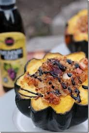 Quinoa Apple Stuffed Acorn Squash Recipes Acorn Squash Recipes Food Garnishes