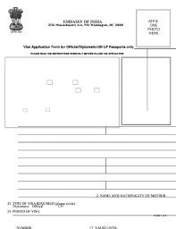 These guidelines are for learning how to appl. Indian Visa No No Download Needed Needed Fill Online Printable Fillable Blank Pdffiller