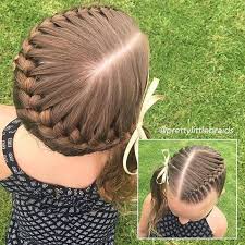 Coiffure petite fille mariage, idée très sympa pour une fille d'honneur. 100 Top Idees De Coiffures Pour Petites Filles