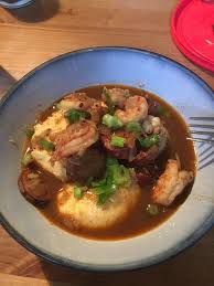 Homemade Shrimp And Grits With Red Eye Gravy Food Red Eye Gravy Homemade Grits Shrimp N Grits