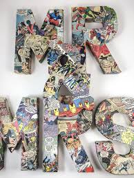 Mr Mrs Letters Wedding Announcement Signage Comic Book Comic Book Wedding Nerd Wedding Geek Wedding