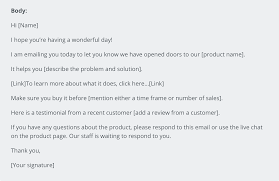 New business announcement email template. 11 Email Templates Businesses Use For Their Customers Ringcentral Uk Blog