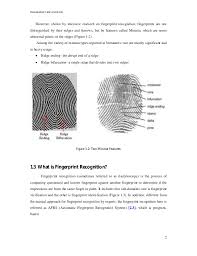 Fingerprint Recognition Technique Pdf