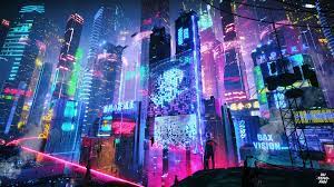 You will definitely choose from a huge number of pictures that option that will suit you exactly! 2048x1152 Colorful Neon City 4k 2048x1152 Resolution Hd 4k Wallpapers Images Backgrounds Photos And Pictures