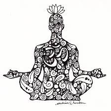 Enlightened Drawing Art Yoga Artwork Fine Art America