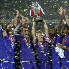 Euro 2000 european championship france home jersey shirt name print zidane henry. L Equipe Enquete Euro 2000 L Histoire Secrete Des Bleus L Equipe