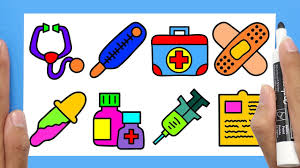 Membuat gambar mewarnai bunga cukup mudah apalagi untuk anak perempuan yang memang identik dengan mereka. Cara Menggambar Dan Mewarnai Alat Kedokteran How To Draw Medical Devices Youtube