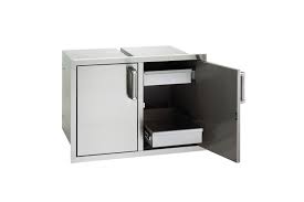 Outdoor kitchen cabinet doors provide the perfect finishing touch for any outdoor kitchen. Stainless Steel Bbq Doors And Storage Systems