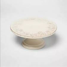 Wayfair.com has been visited by 1m+ users in the past month Threshold Kitchen Threshold 1 Floral Stoneware Embossed Cake Stand Poshmark