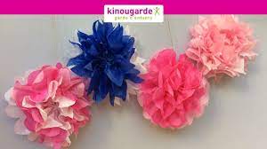 Kinougarde DIY : faire des fleurs en papier - YouTube