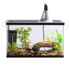 Aqua Culture 10 Gallon Turtle Aquatic Reptile Habitat Starter Kit Walmart Com Walmart Com