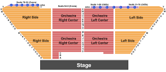 cliffside ampitheatre seating charts for all 2019 events