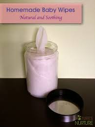 homemade natural baby wipes