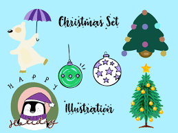 Download Christmas Vector Bundle Set For Kids 18 Graphic By Vijackstudio Creative Fabrica Yellowimages Mockups