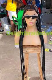 Jumbo tribal braids (pop smoke inspired) w clean therapy braiding hair. Full Lace Braided Wig With Baby Hair Megan Delight Braided Wigs