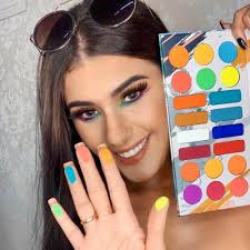 Maquiagem colorida com paleta ludurana. Paleta De Sombras Tropical Ludurana Duda Beleza E Cosmeticos