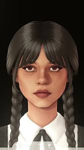 hoping i did jenna justice 🫶🏻 #thesims #thesims4 #createasim #cas  #simstok #sims4 #wednesday #wednesdayaddams #ts4 #jennaortega