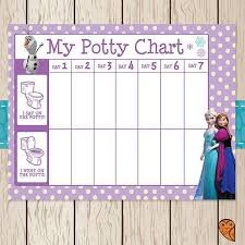 frozen free printable potty training chart howtopottytrain