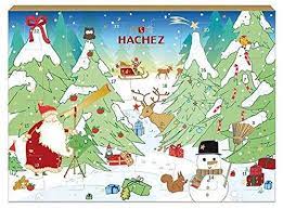 hachez adventskalender mit edel vollmilch schokolade 1er pack 1 x 130 g adventkalender adventskalender adventskalender schokolade