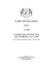 Aus wikipedia, der freien enzyklopädie. Communications And Multimedia Act 1998 Act 588 Tribunal Electromagnetic Spectrum