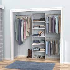 Measure your wall area and design your closet using customizable modular closet sections.; Closet Systems Organizers Wayfair