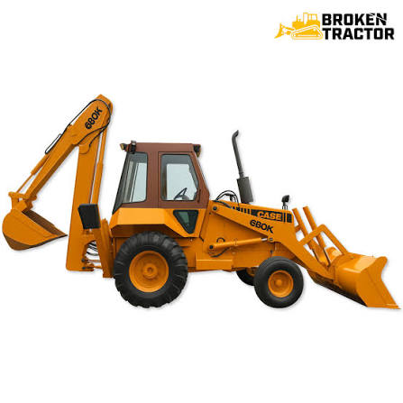 Case 680K Backhoe Loader
