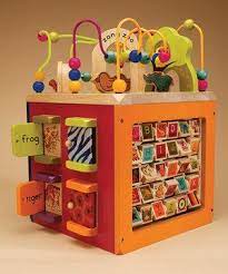 This Interactive Toy Features Dainty Doors To Open And Animal Friends To Find With 26 Lavishly Illustrated Alpha Activity Cube Zany Zoo Activity Cube Zany Zoo