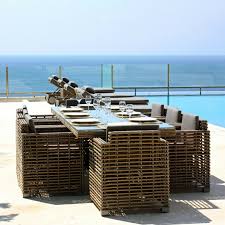 Large outdoor dining table set. Havana Outdoor Large Dining Table Bespoke Options Hadley Rose