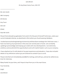 Aircraft Technician Cover Letter Example Learnist Org