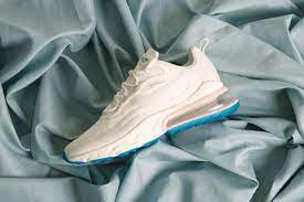 Then lace up and get back out there. Nike S Latest Air Max 270 React Sneaker Is Equal Parts Retro And Clean All White Sneakers Trending Shoes Plain White Sneakers