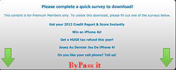 It's like whenever you try to download something a survey pops up and that ***. How To Bypass Website Survey Rumy It Tips