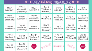 Every time i try an other faster paced workout, i always end up injuring myself and need several days to recover. 30 Day Fitness Challenge Full Body Workout Routines Radical Strength