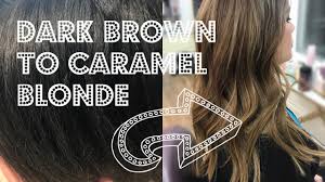 If you are going a few shades lighter on already dyed hair, but consider dyeing your hair with cool or neutral shades of blonde if you are doing it at home. Dark Brown To Caramel Blonde Pravana Color Remover Youtube