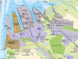 Satellite image of rostock, germany and near destinations. Diercke Weltatlas Kartenansicht Rostock Uberseehafen 978 3 14 100381 9 19 4 1