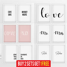 Get it right, the first time. Set Of 2 Stylish Prints Matching Pair Of Framed Wall Art Poster Bedroom Kitchen Ebay