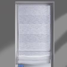 C'est un store tendance qui donnera du style à votre intérieur. Store Bateau Voilage A Passant Polyester Rayures Horizontales Blanc Lys Cdiscount Maison